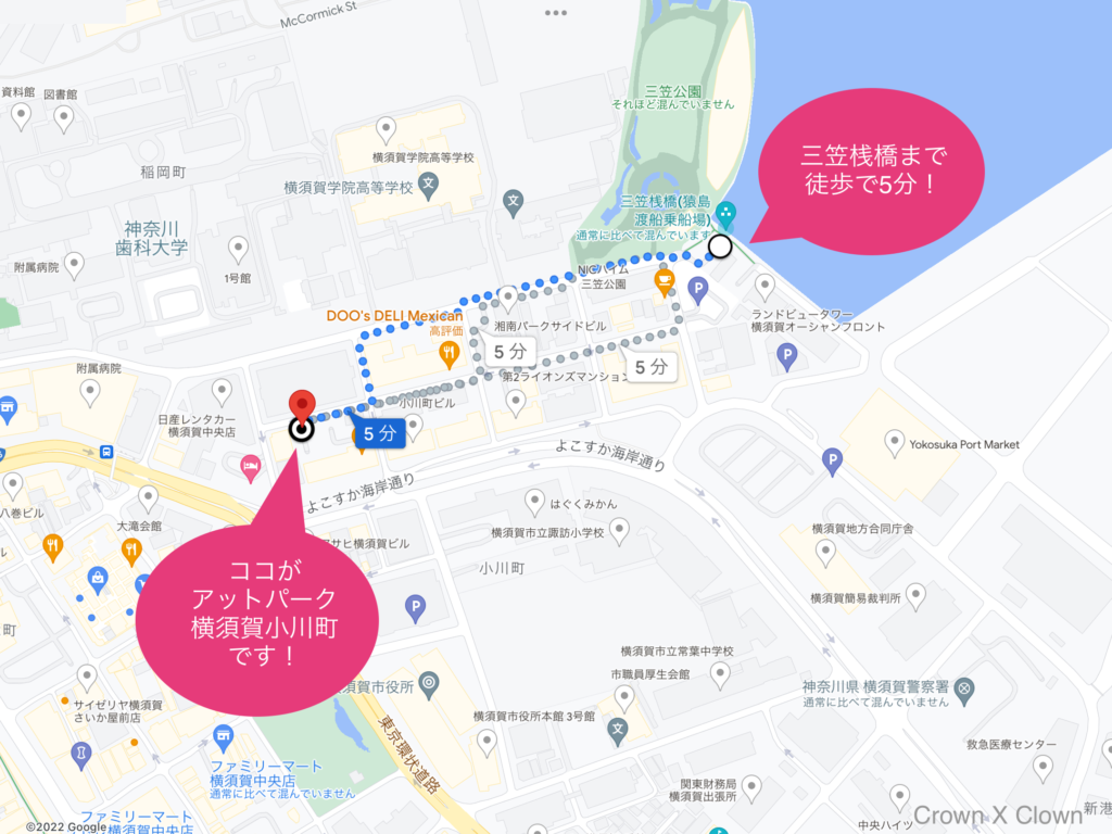 【マップ】アットパーク横須賀小川町